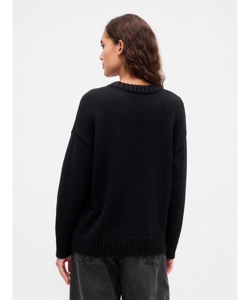 GAP(ギャップ)の「コットン100% オーバーサイズセーター(ニット/セーター・レディース・アイボリー/グリーン系その他/ブラウン系その他2/ブラック/ベージュ/ベージュ系その他/ブラウン・L/M/XS/S/XL/XXS)」の9枚目の写真