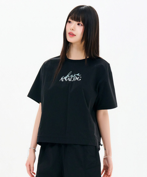CHASECULT（チェイスカルト）の「レディースストレッチ半袖Tシャツ-FBRG5876D03（Tシャツ/カットソー・レディース・ブラック・85/90）」の2枚目の写真