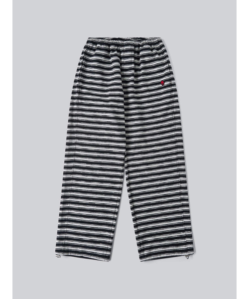 ANNEHEARTS(アンハーツ)の「Striped Easy Lounge Pants_BLACK(スウェットパンツ・レディース・その他・SMALL/MEDIUM)」の2枚目の写真