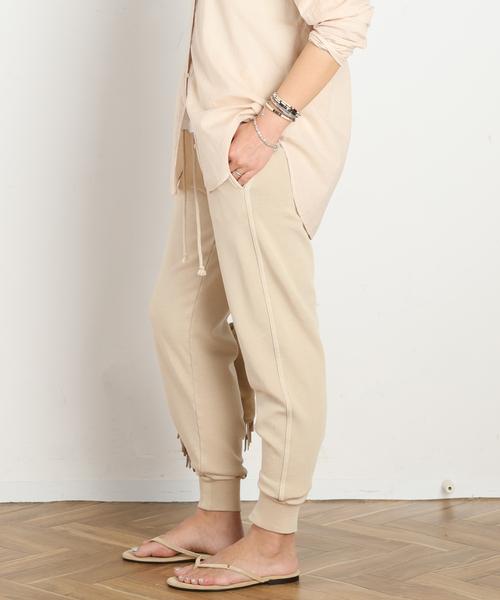 AP STUDIO（エーピーストゥディオ）の「【XIRENA/キセレナ】TRACKER SWEAT PANTS（スウェットパンツ・レディース・ベージュ・FREE）」の10枚目の写真