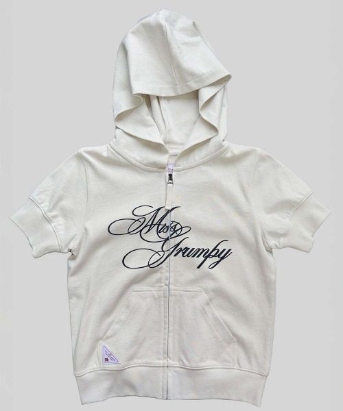 SCULPTOR(スカルプター)の「Miss Grumpy Zip-Up Hoodie(パーカー・レディース・チャコールグレー/ホワイト/ピンク・LARGE/SMALL/MEDIUM)」の6枚目の写真