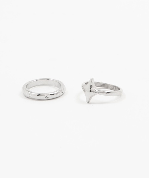 WEGO(ウィゴー)の「WEGO/【2点セット】テクスチャーデザインリング(リング・レディース・その他1/その他2/その他3・FREE)」の7枚目の写真