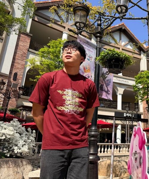 OTHERFITS(アザーフィッツ)の「アーバングラフィティレタリング半袖Tシャツ(ワイン)(Tシャツ/カットソー・メンズ・その他・SMALL/MEDIUM/LARGE/X-LARGE/2XL)」の6枚目の写真