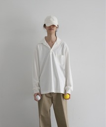 NEONSIGN（ネオンサイン）の「NEONSIGN Unfinished polo "hcs" ls（ポロシャツ）」