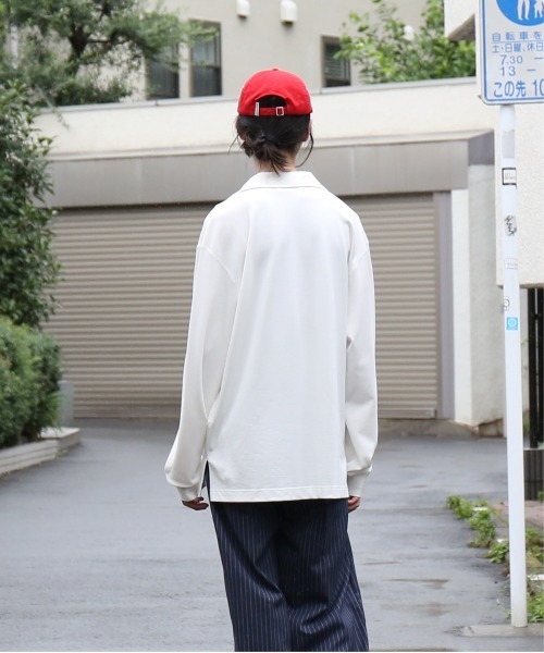 NEONSIGN(ネオンサイン)の「NEONSIGN Unfinished polo "hcs" ls(ポロシャツ・メンズ・ブラック/オフホワイト・44)」の13枚目の写真