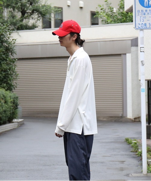 NEONSIGN(ネオンサイン)の「NEONSIGN Unfinished polo "hcs" ls(ポロシャツ・メンズ・ブラック/オフホワイト・44)」の14枚目の写真
