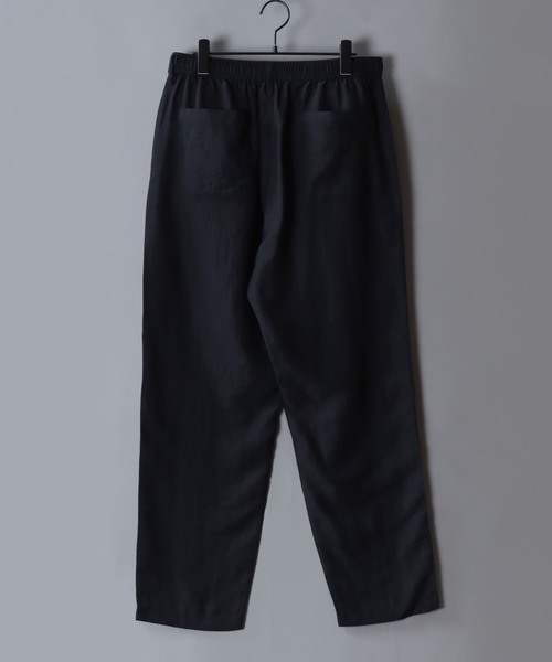 SITRY(シトリー)の「Cool Linen Blend Shirt & Tapered Trousers/セットアップ 2点セット オーバーサイズ 接触冷感 麻混 シャツ&テーパードパンツ 上下セット(セットアップ・メンズ・ブラック/カーキ/ベージュ/ブラウン・LL/L/M)」の19枚目の写真