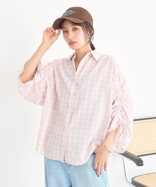 earth music&ecology（アースミュージックアンドエコロジー）の「［UVカット］アソートロゴCAP（キャップ・レディース・グレー/アイボリー/ブラウン/グリーン・FREE）」の10枚目の写真
