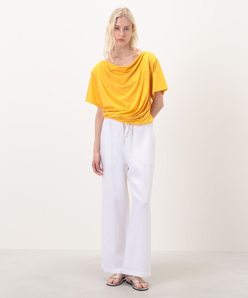 BASERANGE(ベースレンジ)の「BASERANGE TURN Tシャツ(Tシャツ/カットソー・レディース・イエロー・S)」の2枚目の写真