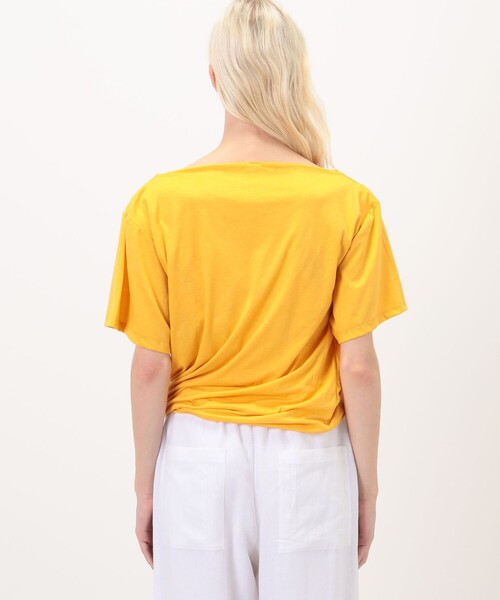 BASERANGE(ベースレンジ)の「BASERANGE TURN Tシャツ(Tシャツ/カットソー・レディース・イエロー・S)」の6枚目の写真