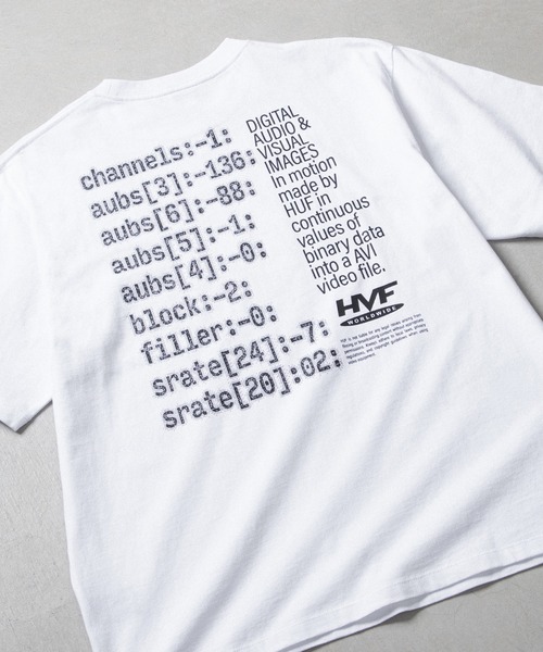 HUF(ハフ)の「H CAM TEE(Tシャツ/カットソー・メンズ・ホワイト/ブラック・XL/S/M/L)」の19枚目の写真