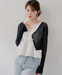 セール】【SALON by Chico】デザインスリーブチューリップバルーン