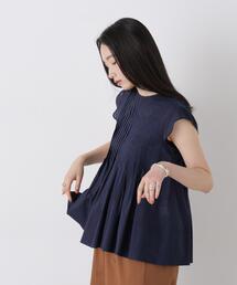 made in india タックステッチブラウス(セットアップ可)