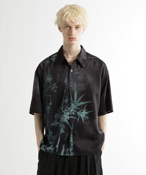 HARE(ハレ)の「BAMBOO BLURシャツ(HARE)(シャツ/ブラウス・メンズ・ブラック/ホワイト・FREE)」の12枚目の写真