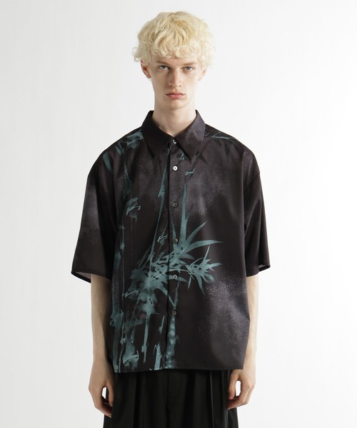 HARE(ハレ)の「BAMBOO BLURシャツ(HARE)(シャツ/ブラウス・メンズ・ブラック/ホワイト・FREE)」の13枚目の写真