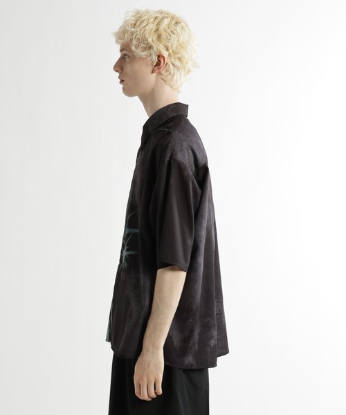 HARE(ハレ)の「BAMBOO BLURシャツ(HARE)(シャツ/ブラウス・メンズ・ブラック/ホワイト・FREE)」の14枚目の写真