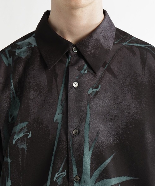 HARE(ハレ)の「BAMBOO BLURシャツ(HARE)(シャツ/ブラウス・メンズ・ブラック/ホワイト・FREE)」の16枚目の写真