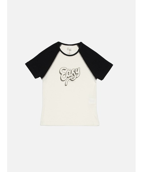Nudie Jeans(ヌーディージーンズ)の「<Nudie Jeans>ヌーディージーンズ Eve T-Shirt 132012 / Tシャツ / Take It Easy Offwhite/Black /(Tシャツ/カットソー・レディース・ホワイト系その他・S)」の1枚目の写真