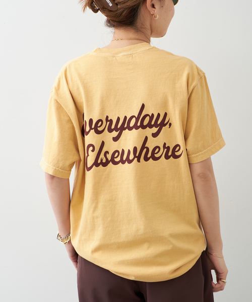 Deuxieme Classe(ドゥーズィエムクラス)の「LET HER DANCE Tシャツ 2(Tシャツ/カットソー・レディース・イエロー/チャコールグレー・FREE)」の2枚目の写真