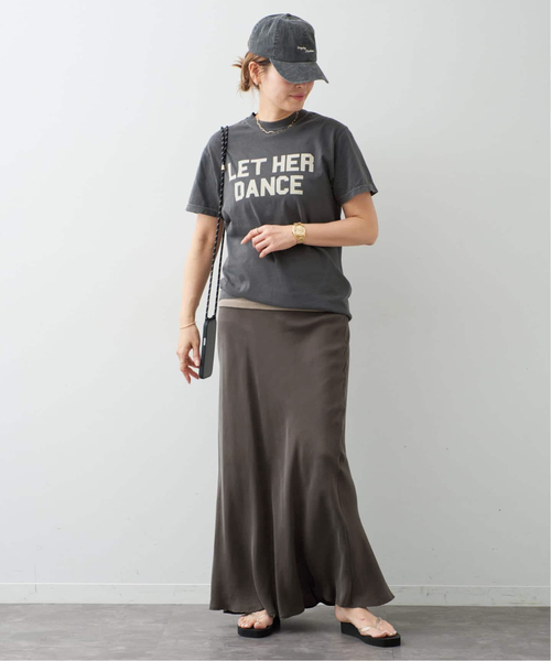 Deuxieme Classe(ドゥーズィエムクラス)の「LET HER DANCE Tシャツ 2(Tシャツ/カットソー・レディース・イエロー/チャコールグレー・FREE)」の9枚目の写真