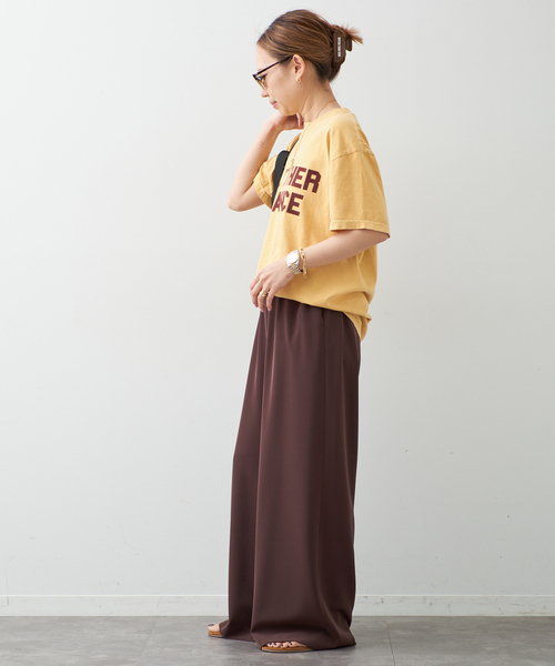 Deuxieme Classe(ドゥーズィエムクラス)の「LET HER DANCE Tシャツ 2(Tシャツ/カットソー・レディース・イエロー/チャコールグレー・FREE)」の17枚目の写真