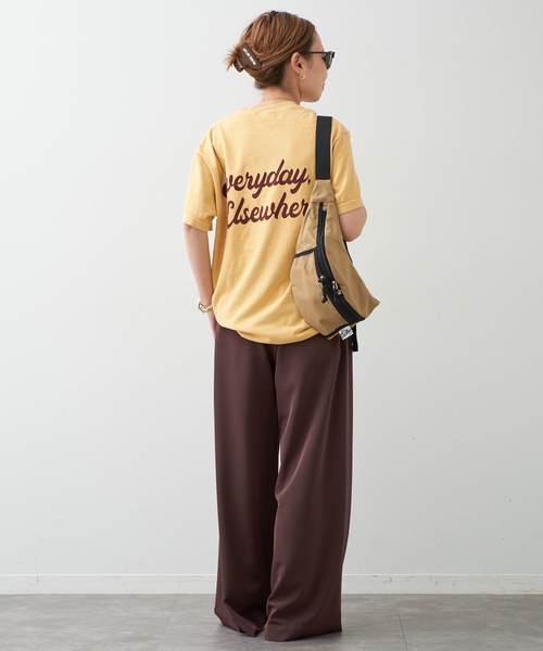 Deuxieme Classe(ドゥーズィエムクラス)の「LET HER DANCE Tシャツ 2(Tシャツ/カットソー・レディース・イエロー/チャコールグレー・FREE)」の18枚目の写真