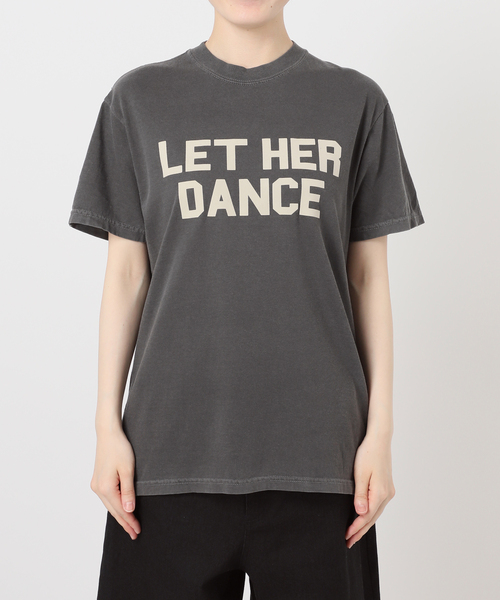 Deuxieme Classe(ドゥーズィエムクラス)の「LET HER DANCE Tシャツ 2(Tシャツ/カットソー・レディース・イエロー/チャコールグレー・FREE)」の19枚目の写真