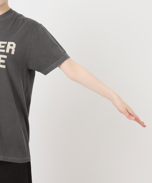 Deuxieme Classe(ドゥーズィエムクラス)の「LET HER DANCE Tシャツ 2(Tシャツ/カットソー・レディース・イエロー/チャコールグレー・FREE)」の3枚目の写真