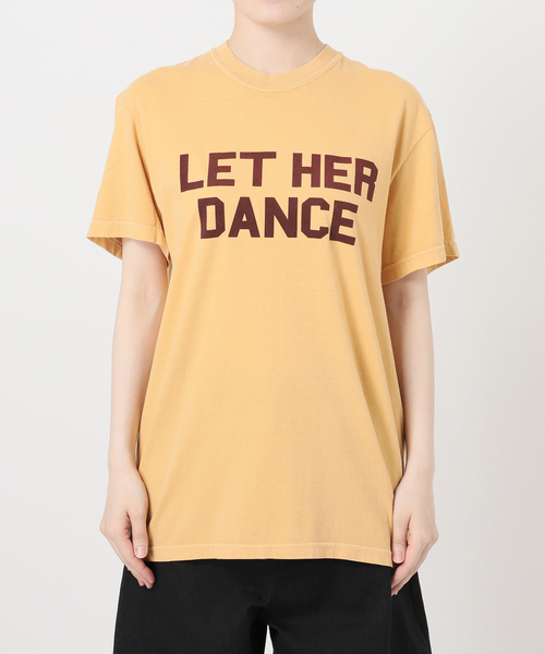 Deuxieme Classe(ドゥーズィエムクラス)の「LET HER DANCE Tシャツ 2(Tシャツ/カットソー・レディース・イエロー/チャコールグレー・FREE)」の8枚目の写真