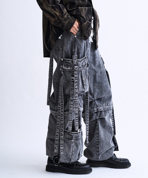 PHILTHEORY（フィルセオリー）の「Techno pants -made from denim- / デニムテクノパンツ（その他パンツ・メンズ・ブルー/ブラック・3/2/1）」の3枚目の写真