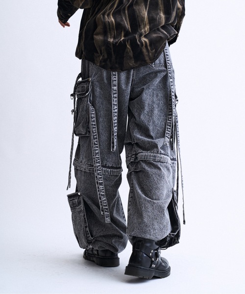 PHILTHEORY（フィルセオリー）の「Techno pants -made from denim- / デニムテクノパンツ（その他パンツ・メンズ・ブルー/ブラック・3/2/1）」の5枚目の写真