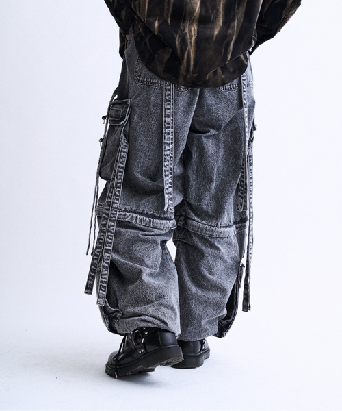 PHILTHEORY（フィルセオリー）の「Techno pants -made from denim- / デニムテクノパンツ（その他パンツ・メンズ・ブルー/ブラック・3/2/1）」の6枚目の写真