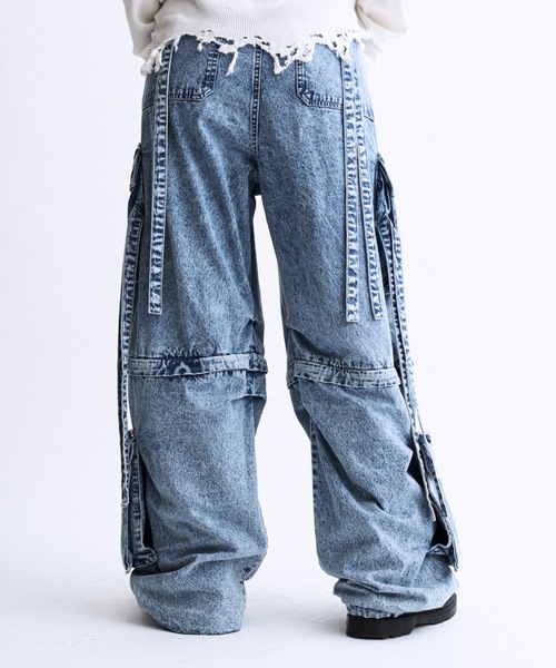 PHILTHEORY（フィルセオリー）の「Techno pants -made from denim- / デニムテクノパンツ（その他パンツ・メンズ・ブルー/ブラック・3/2/1）」の16枚目の写真
