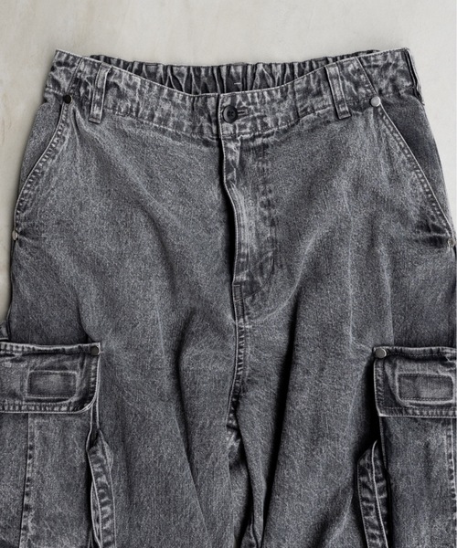 PHILTHEORY（フィルセオリー）の「Techno pants -made from denim- / デニムテクノパンツ（その他パンツ・メンズ・ブルー/ブラック・3/2/1）」の20枚目の写真