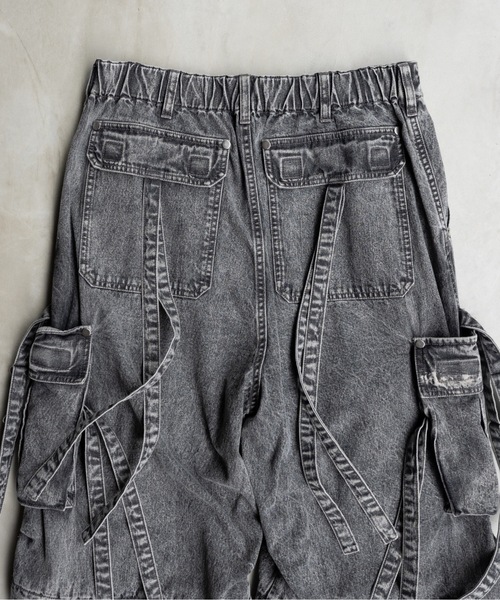 PHILTHEORY（フィルセオリー）の「Techno pants -made from denim- / デニムテクノパンツ（その他パンツ・メンズ・ブルー/ブラック・3/2/1）」の21枚目の写真
