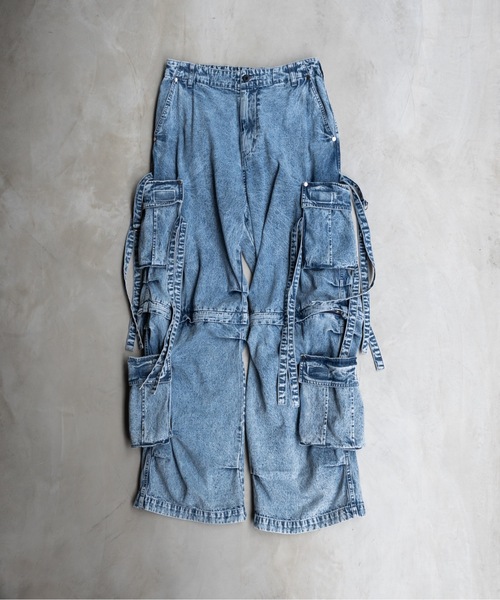 PHILTHEORY（フィルセオリー）の「Techno pants -made from denim- / デニムテクノパンツ（その他パンツ・メンズ・ブルー/ブラック・3/2/1）」の22枚目の写真