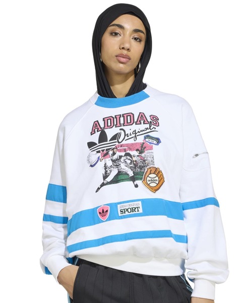 adidas ARCHIVE SWEAT SHIRT BASEBALL / アディダス アーカイブ