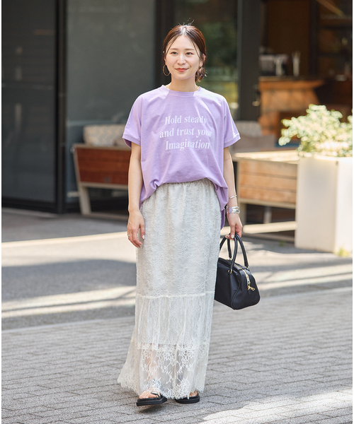 JOURNAL STANDARD(ジャーナルスタンダード)の「アイラッシュレース スカート(スカート・レディース・アイボリー/ブラック・FREE)」の19枚目の写真