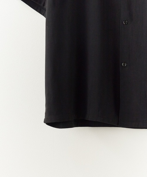 DAN RIVER（ダンリバー ）の「DAN RIVER/ダンリバー 50S EMBROIDERY S/S SHIRT 50年代エンブロイダリー半袖シャツ 刺繍 胸ポケット オーバーサイズ メンズ 秋 秋服 2026年秋冬（シャツ/ブラウス・メンズ・ブラック/ブラウン・M/L）」の15枚目の写真