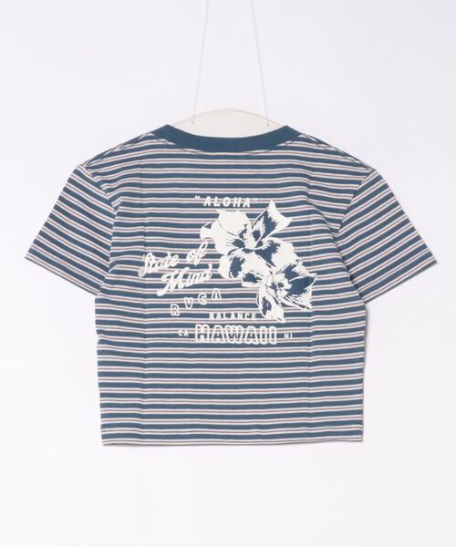 RVCA（ルーカ）の「RVCA/ルーカ クロップド丈 ショート丈 半袖 Tシャツ BG04C215（Tシャツ/カットソー・レディース・ライトブルー/ネイビー/ライトグリーン・M/S）」の21枚目の写真
