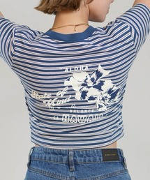 RVCA/ルーカ クロップド丈 ショート丈 半袖 Tシャツ BG04C215