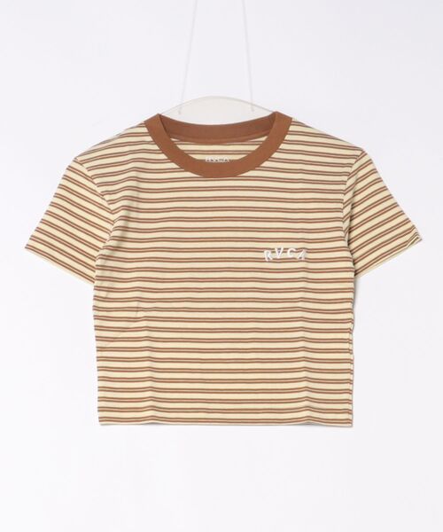 RVCA（ルーカ）の「RVCA/ルーカ クロップド丈 ショート丈 半袖 Tシャツ BG04C215（Tシャツ/カットソー・レディース・ライトブルー/ネイビー/ライトグリーン・M/S）」の11枚目の写真