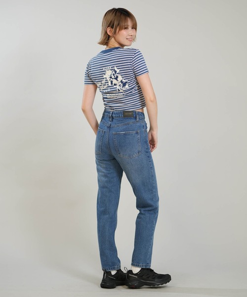 RVCA（ルーカ）の「RVCA/ルーカ クロップド丈 ショート丈 半袖 Tシャツ BG04C215（Tシャツ/カットソー・レディース・ライトブルー/ネイビー/ライトグリーン・M/S）」の20枚目の写真