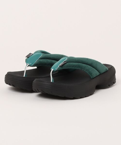 MEI（メイ）の「【MEI メイ】THONG SANDAL 厚底 プラットフォーム トングサンダル 軽量 EVAソール / Lady’s（サンダル・レディース・ブラック/グリーン・S/M/L）」の2枚目の写真