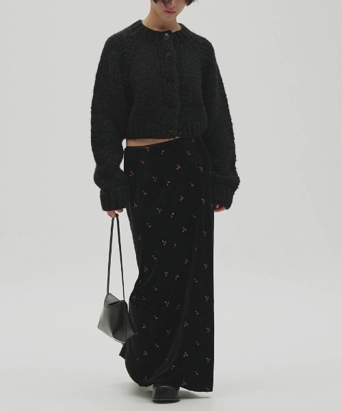 TODAYFUL(トゥデイフル)の「【TODAYFUL/トゥデイフル】Hand Knit Cardigan/ハンドニットカーディガン(カーディガン/ボレロ・レディース・ブラック/モカ・FREE)」の3枚目の写真