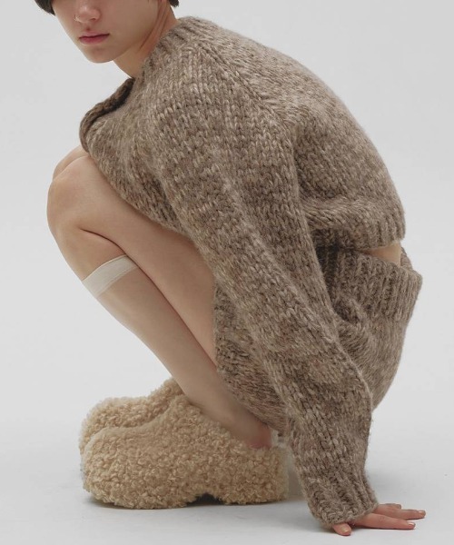 TODAYFUL(トゥデイフル)の「【TODAYFUL/トゥデイフル】Hand Knit Cardigan/ハンドニットカーディガン(カーディガン/ボレロ・レディース・ブラック/モカ・FREE)」の10枚目の写真