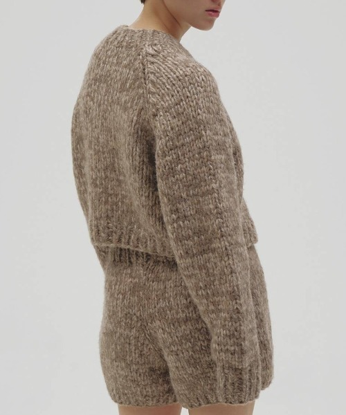 TODAYFUL(トゥデイフル)の「【TODAYFUL/トゥデイフル】Hand Knit Cardigan/ハンドニットカーディガン(カーディガン/ボレロ・レディース・ブラック/モカ・FREE)」の13枚目の写真