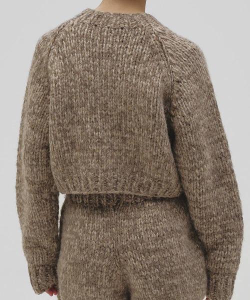 TODAYFUL(トゥデイフル)の「【TODAYFUL/トゥデイフル】Hand Knit Cardigan/ハンドニットカーディガン(カーディガン/ボレロ・レディース・ブラック/モカ・FREE)」の15枚目の写真