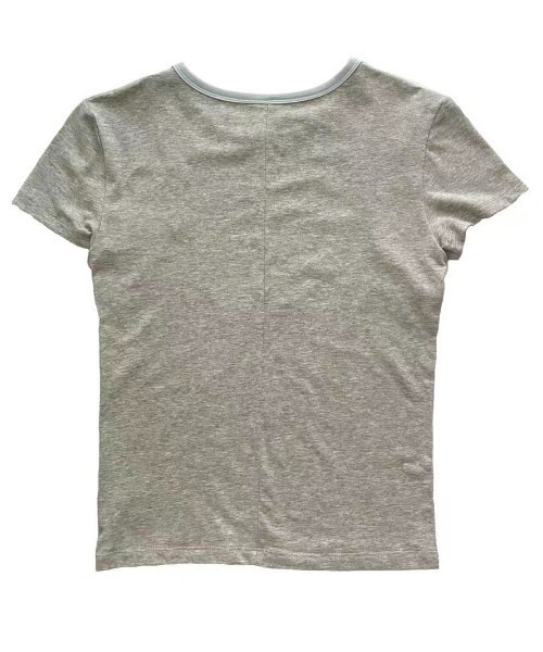 hugi(ハギ)の「LAYERD TEE / レイヤードティー(Tシャツ/カットソー・レディース・ブルー・FREE)」の5枚目の写真