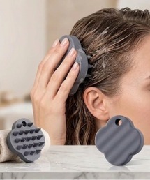 Vini（ヴィニ）の「クローバーモチーフ シリコンスカルプマッサージブラシ / ヘッドスパクレンジング（美容器具）」